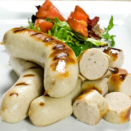 White Boudin Blanc Sausage Photo [1]